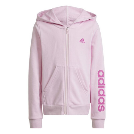 Bluza adidas Essentials Linear Full-Zip Hoodie Jr S2666 (IS2666)