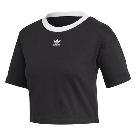 Damska koszulka Adidas Originals Crop Top w kolorze czarnym (FM2557)