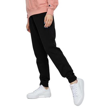 Wyprzedaż - Damskie spodnie Champion Rochester Rib Cuff czarne (114924KK001)