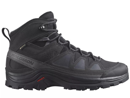 Buty trekkingowe męskie Salomon Quest Rove GTX wodoodporne z membraną GORE-TEX zamszowe czarne (L47181300)