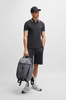 Koszulka Polo męska BOSS Paddy Charcoal regular fit czarna (50469055-016)