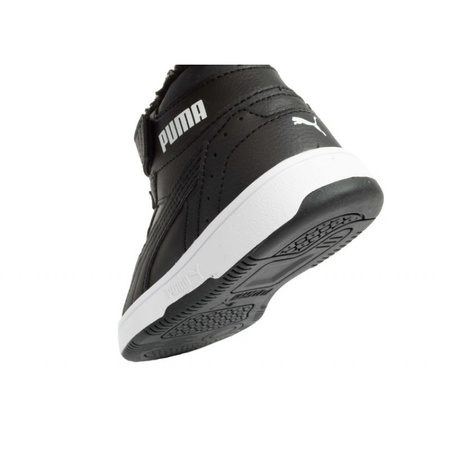 Wyprzedaż - Buty sportowe zimowe dziecięce Puma Rebound Joy Jr sneakersy wysokie czarne (375479-01)