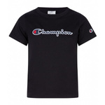 Dziewczęca koszulka Champion Rochester CREWNECK T-SHIRT czarna (404336KK001)