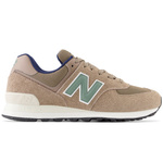 Sneakersy damskie/męskie New Balance 574 buty sportowe uniwersalne skórzane brązowe (U574SBB)