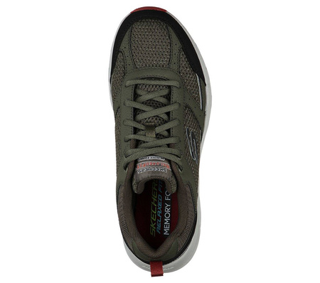 Skechers Relaxed Fit Oak Canyon Verketta buty sportowe zielone (51898-OLBK)