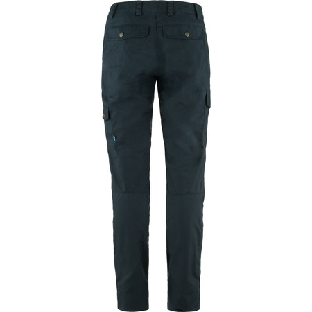 Spodnie outdoorowe damskie Fjällräven Karla Pro Trousers W Dark Navy trekkingowe granatowe (F89726-555)