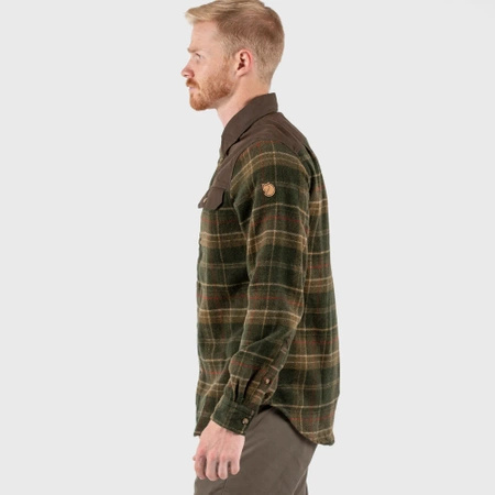 Koszula z długim rękawem męska Fjällräven Granit Shirt M Green (F90339-620)