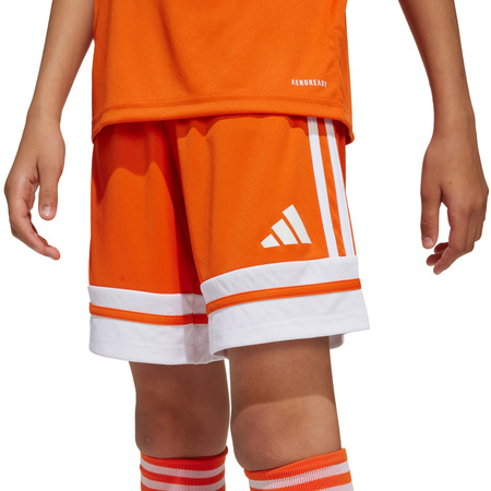 Spodenki dla dzieci adidas Squadra 25 pomarańczowe (JC8664)