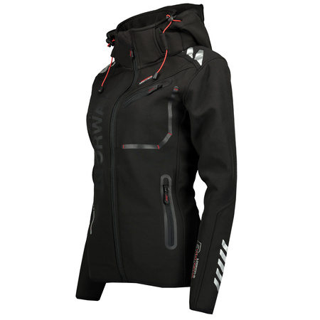 Kurtka outdoorowa damska Geographical Norway Reine S-2XL LADY 068 czarna (WW4708/GN/Black / Black)