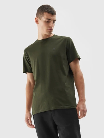 Koszulka męska  4F green (4FAW23TTSHM0951-43S)