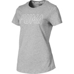 T-shirt damski PUMA ATHLETICS LOGO TEE w kolorze szarym (854681-04)