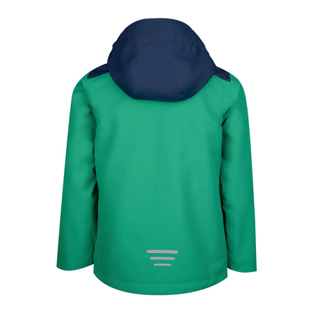 Kurtka przeciwdeszczowa dziecięca dla chłopca/dziewczynki Trollkids Kids Bergen Jacket pepper green/navy (610-327)