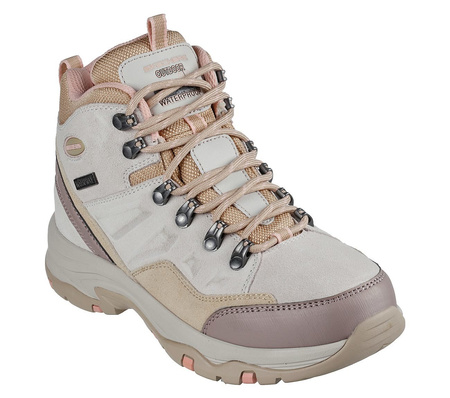 Buty trekkingowe damskie Skechers Relaxed Fit Trego Rocky Mountain RM beżowe (158258-NAT)