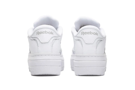 Buty sportowe damskie Reebok Club C Extra W Cloud White Pure Grey 3 sneakersy skórzane białe (100033501)