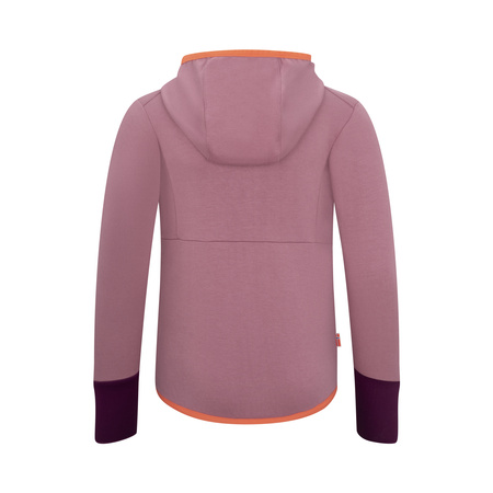 Kurtka polarowa dziecięca dla dziewczynki Trollkids Girls Saltfjord Jacket orchid/peach (528-226)