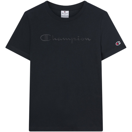 Koszulka damska Champion SS Tee czarna (118382 KK001)