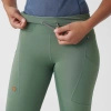 Spodnie damskie Fjällräven Abisko Tights W Patina Green (F84773-614)