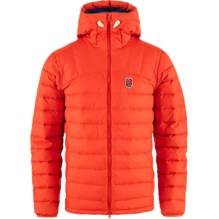 Kurtka puchowa ocieplana męska Fjällräven Expedition Pack Down Hoodie M Flame Orange-UN Blue (F86121-214-525)