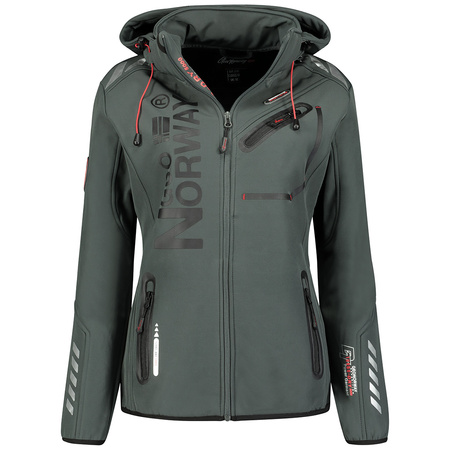 Kurtka softshell Geographical Norway (WU8088F/GN D.GREY/BLACK)