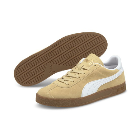 Buty sportowe damskie/męskie Puma Suede Club sneakersy trampki beżowe (381111-05)