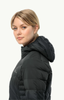 Wyprzedaż - Kurtka zimowa damska puchowa Jack Wolfskin Tundra Down Coat czarne (1207751_6000)
