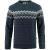 Sweter męski Fjällräven Övik Knit Sweater M Dark Navy-Mountain Blue (F81829-555-570)