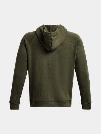 Bluza kangurka męska UNDER ARMOUR FLEECE LOGO HD z kapturem zielona (57183/1379758-390 )