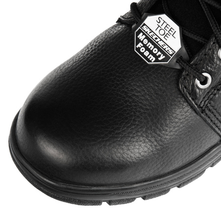 Wyprzedaż - Buty robocze męskie czarne Skechers Workshire (77009EC/BLK)