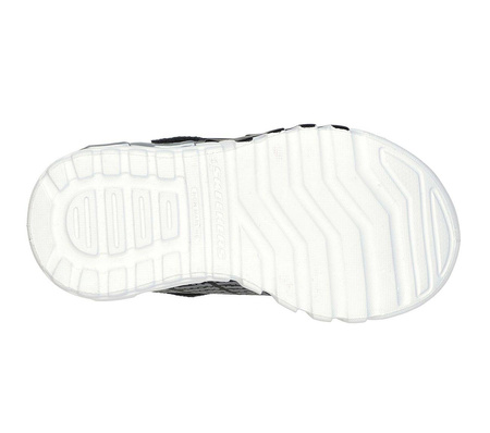 Wyprzedaż - Sneakersy dziecięce Skechers Infants' S Lights Flex-Glow Elite buty sportowe (400135N-BKGY)