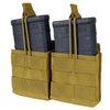 Condor - Open Top Double M14 Mag Pouch - Coyote Brown (MA24-498)