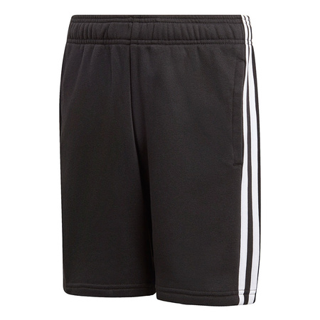 Spodenki dla dzieci adidas Essentials 3 Stripes Knit Short czarne (DV1796)
