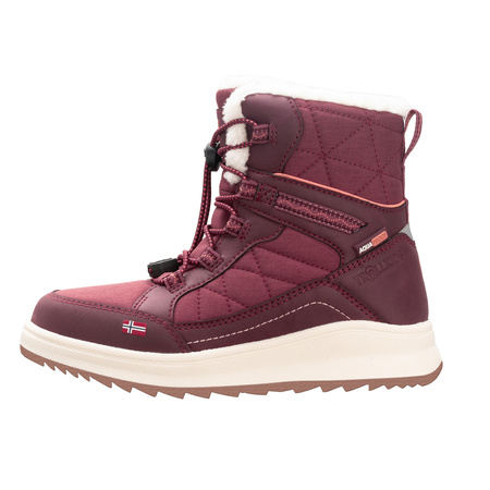 Buty zimowe dziewczęce Trollkids Girls Arendal Winter Boots XT wodoodporne fioletowe (671-419)