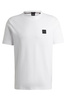 T-shirt męski BOSS Tiburt 278 BIANCO regular fit biały (50515598-100)