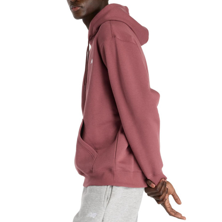 Bluza New Balance SPORT ESSENTIALS FLEECE HOODI WAD Bordowy (MT41511WAD)