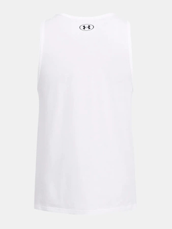 Koszulka bez rękawów męska UNDER ARMOUR tank top biała (57729/1382883-100)