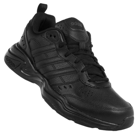 Sneakersy męskie czarne adidas STRUTTER buty sportowe skórzane (EG2656)