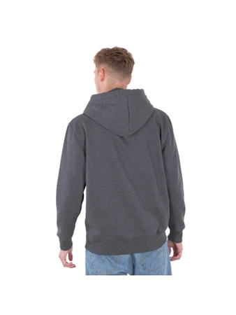 Bluza sportowa męska Alpha Industries Basic Hoody kangurka logo odblaskowe szara (178312-597)