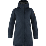 Wyprzedaż - Kurtka zimowa damska Fjällräven Kiruna Padded Parka W Dark Navy ocieplana granatowa (F89644-555)