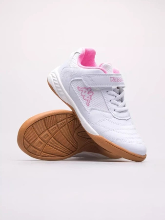 Buty sportowe dziewczęce Kappa Damba K sneakersy trampki dziecięce białe (260765K-1021)