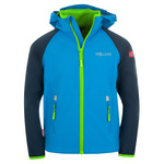 Kurtka softshell dziecięca Trollkids Kids Rondane Zip Off Jacket XT zielona/niebieska (819-117)