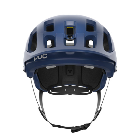 Wyprzedaż - Kask rowerowy POC Tectal Race MIPS Lead Blue/Hydrogen White Matt granatowy (10580_8277)