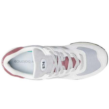 Wyprzedaż - Sneakersy damskie/męskie New Balance 574 buty sportowe całoroczne klasyczne szare (U574KBR)