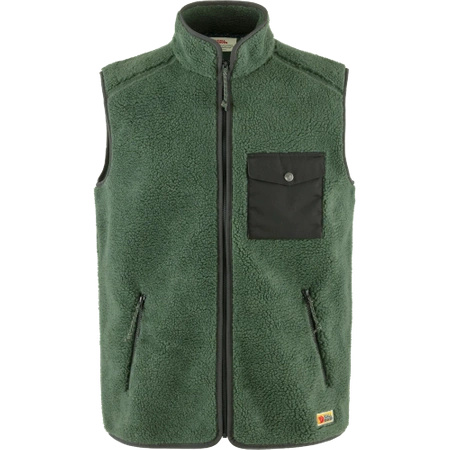 Polar męski Fjällräven Vardag Pile Fleece Vest M Deep Patina-Iron Grey (F87073-679-048)