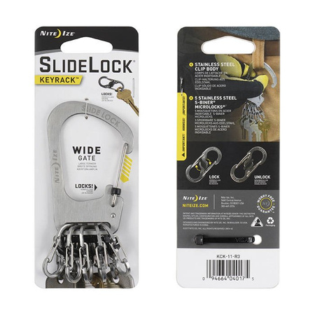 Nite Ize - SlideLock KeyRack - Stalowy (KCK-11-R3)