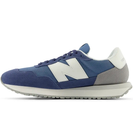 Sneakersy męskie New Balance 237 zamszowe buty sportowe niebieskie (MS237LBW)