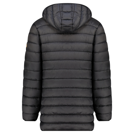 Kurtka męska Geographical Norway AMIGOMAP LONG HOOD DB BLACK MEN 233 BLACK (WZ5085H/GN-NOIR)