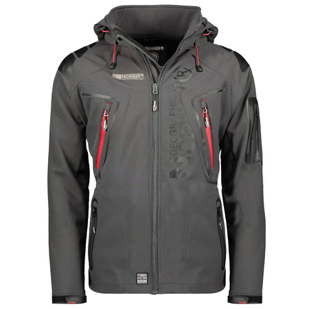 Kurtka softshell męska Geographical Norway Techno DB MEN 056 (WU1060H/GN-DARK GREY)