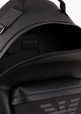 Wyprzedaż - Plecak miejski na laptopa męski Emporio Armani czarny (Y4O362-Y216J-81073)
