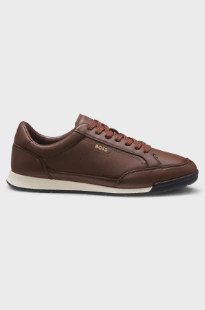 BOSS SNEAKER NITAN_LOWP_BU MEDIUM BROWN (50552880-210)