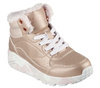 Wyprzedaż - Buty zimowe dziecięce Skechers Uno Lite Camo Dazzle sneakersy wysokie dziewczęce z futerkiem złote  (310485L-GDPK)